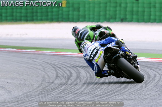 2010-06-26 Misano 1572 Rio - Superbike - Qualifyng Practice - Carl Crutchlow - Yamaha YZF R1